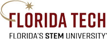 Florida Tech logo with a starburst and orbital arc, reading 'Florida's STEM University.'