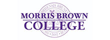 morris brown college logo with badge