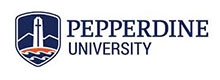 Pepperdine University logo with a shield crest and the wordmark Pepperdine University.